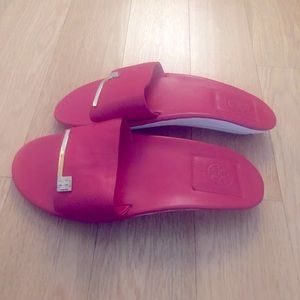 Tory Burch beach/pool slides - size 7